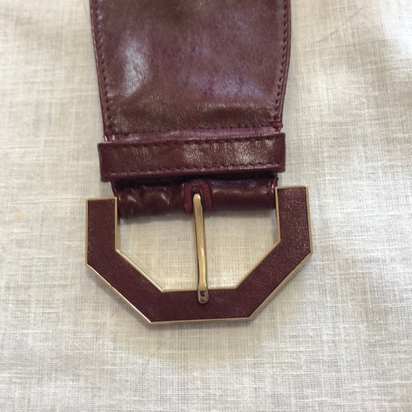 The limited maroon belt small - Picture 3 of 8